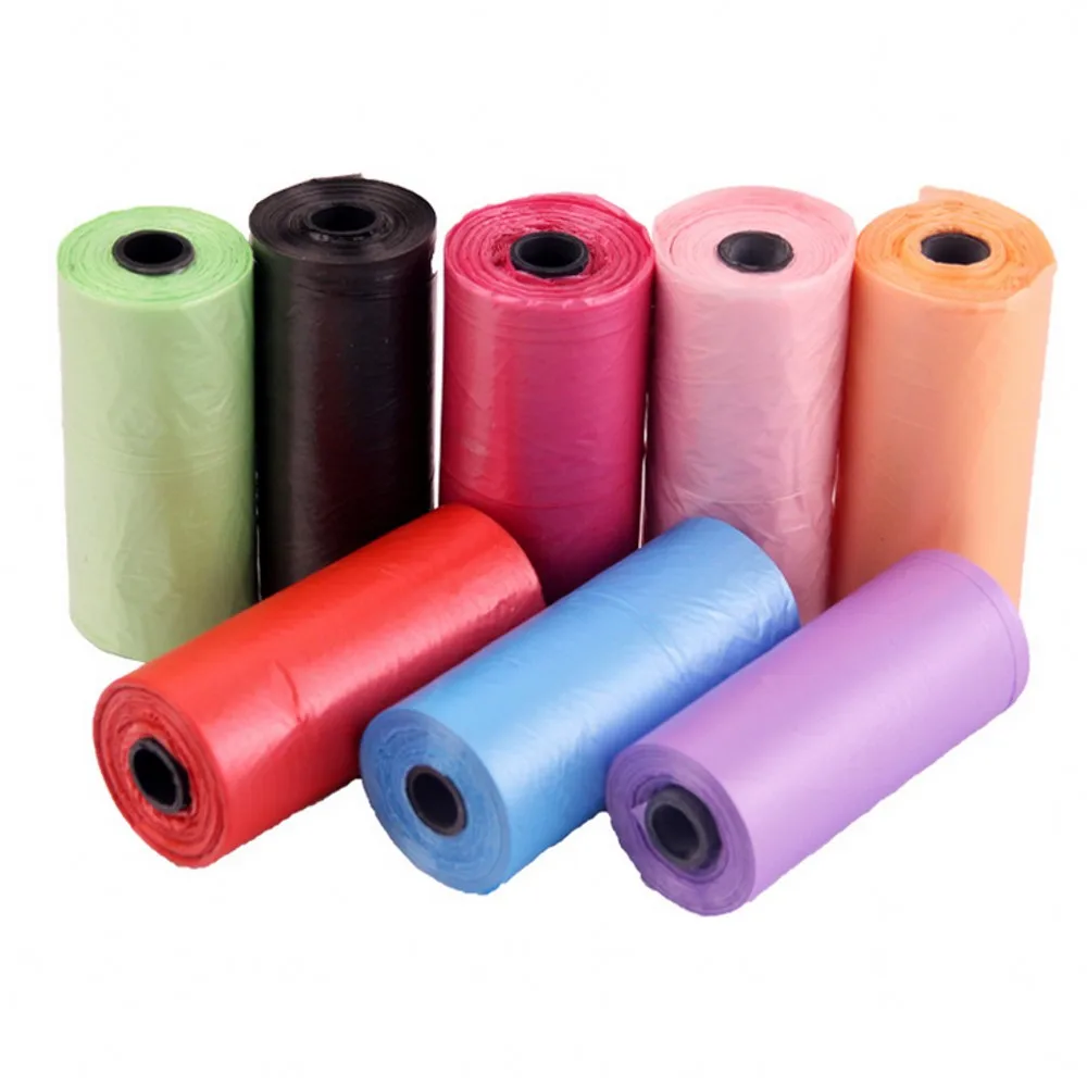 

5 10 15 Rolls/Pack 225pcs Pet Dog Garbage Clean-up Bag PE Puppy Cat Poop Cleaning Bag For Pet Outdoor Waste Poop Pick Up Bags