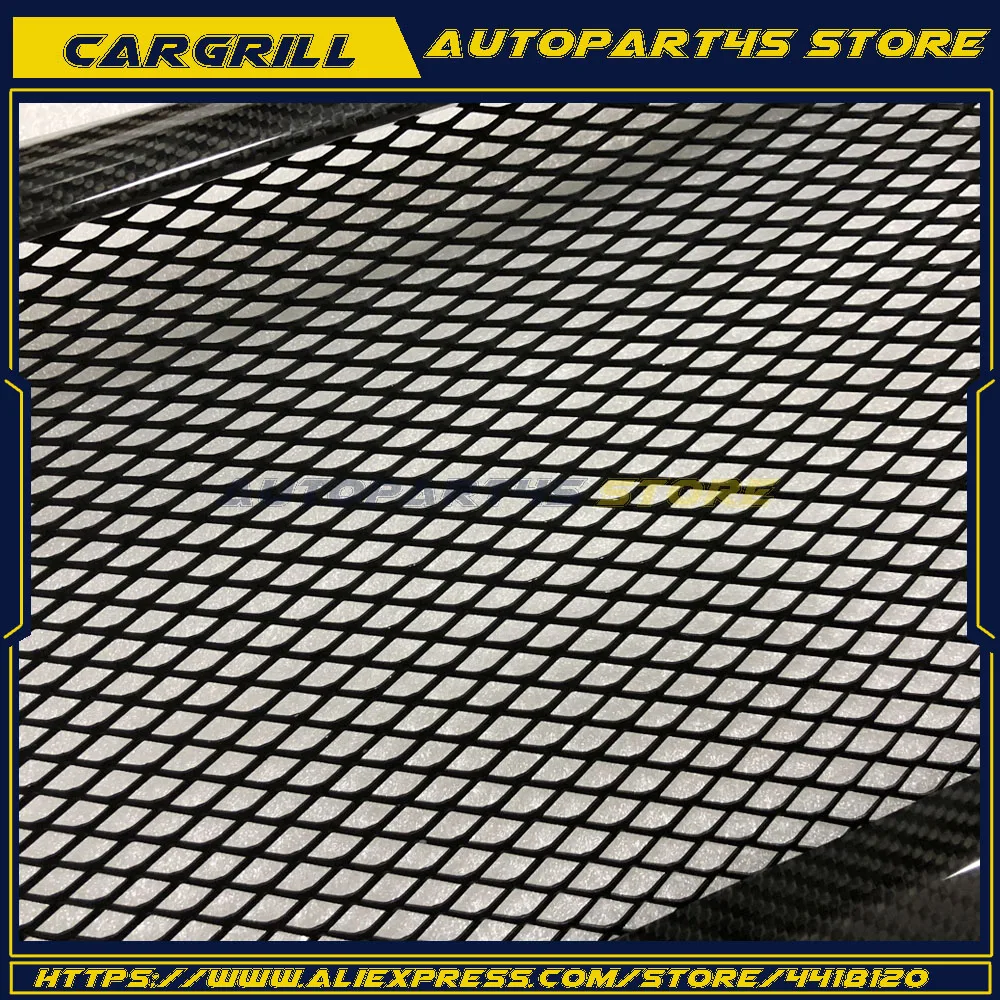 Для Subaru XV 2011- углеродное волокно STI спортивная сетка ПЕРЕДНЯЯ РЕШЕТКА решетка капота