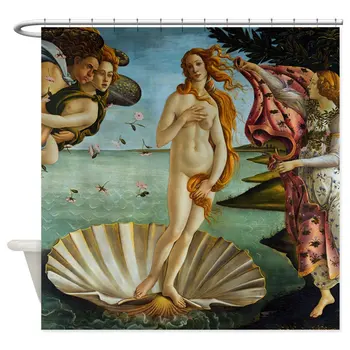 

Botticelli Birth of Venus 3D Print Shower Curtain Decorative Fabric 3D Print Shower Curtain
