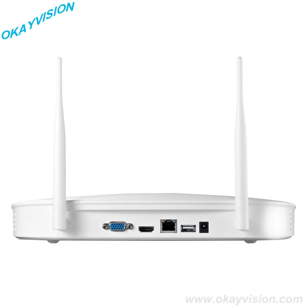 CCTV Системы 720 P 2ch HD Беспроводной NVR комплект Открытый ИК Ночное видение ip Камера Wi