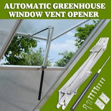Неэлектрический Солнечный термочувствительный окно парника открывалка двойная пружина Автоматическая термо вентиляция на крышу для авто окна