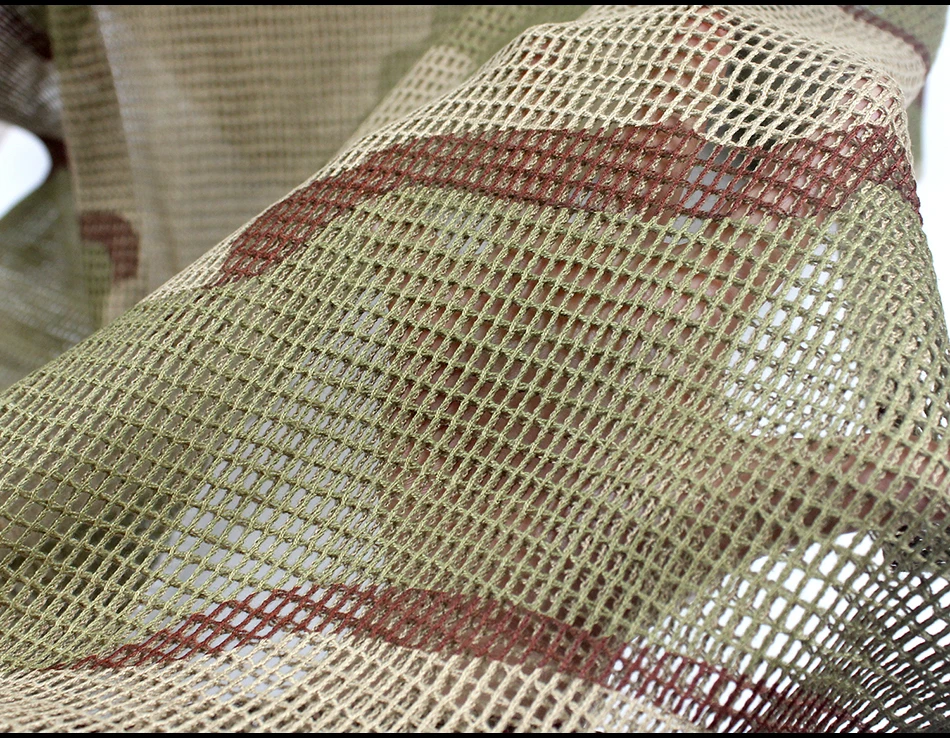 ReFire Gear Arab Military Tactical Mesh Scarf Men US Army Soldiers Combat Camouflage Scarves Conceal Camo Shawl Veil Scarf 190cm mens head wrap bandana