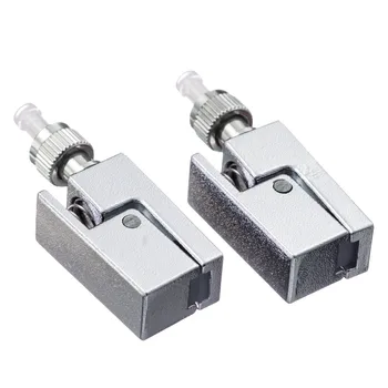 

2pcs High Quality Square Type Bare Fiber Optic Adapter FC/UPC Adaptor