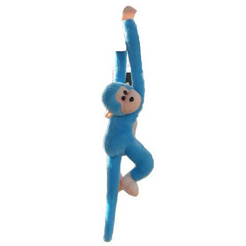 Sounding Soft Long Arm Monkey Doll Plush Toys with PP Cotton Animals Toys Blue -in Stuffed