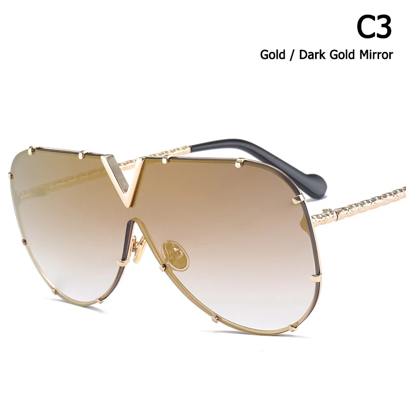 JackJad Модные солнцезащитные очки в авиационном стиле мужские и женские роскошные дизайнерские солнцезащитные очки Oculos De Sol 18001 - Цвет линз: C3