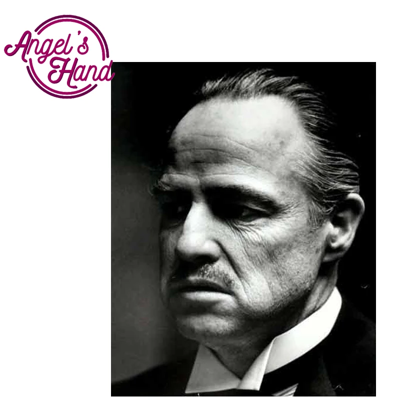 diamond painting Superstar actor Marlon Brando cross stitch round Rhinestones embroidery plastic crafts with diamonds | Дом и сад