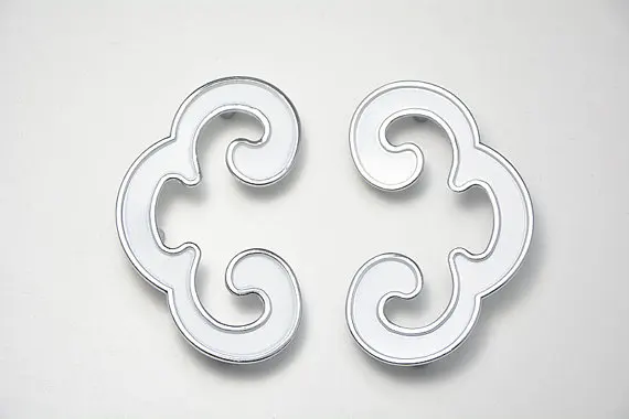

Clouds Flower handles Symmetrical handle Cabinet Knobs /Dresser Drawer Knobs Pulls Handles /Furniture Pulls Handle Decorative