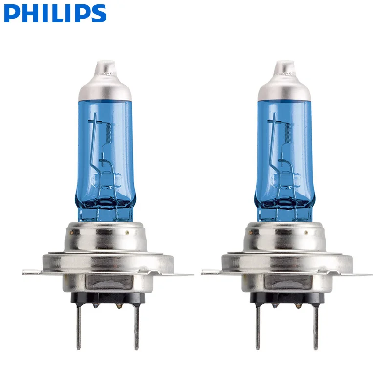 Philips Crystal Vision H7 12V 55W PX26d 12972CVSM 4300K яркая белая Автомобильная галогенная передняя фара Hi/lo Противотуманные фары(две упаковки