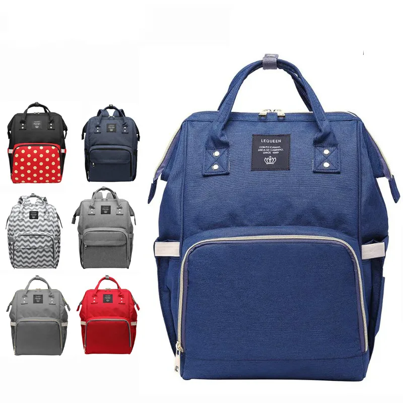 

Designer fashion mommy maternity diaper bag large capacity baby travel backpack baby care bag