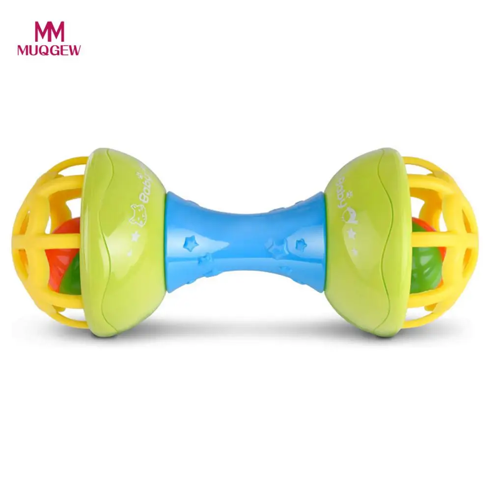 MUQGEW baby toys 0 12 months Baby Musical Hand Shaking Rattle Toy