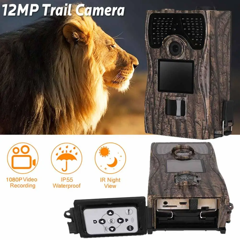 LW12C IP55 Водонепроницаемая 12MP 1080 P HD камера ночного видения для охоты Инфракрасная камера ночного видения для охоты