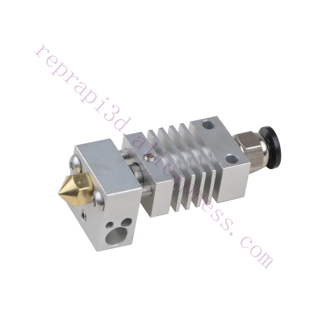 Дешево Микро Швейцарский клонированный цельнометаллический Hotend комплект 300C гибкий дружественный CR10 w Титан Тепловой разрыв тепла F Creality CR 10 3d прин...