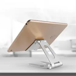 Алюминиевый сплав планшет стенд угол/высота регулируемая для iPad Air Mini 3-11 дюймов Настольный складной держатель для телефона для iPhone X XS
