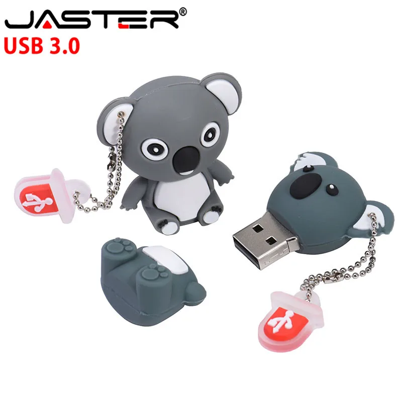 JASTER 3,0 Koala USB флеш-накопитель карта памяти Флешка 4 ГБ 8 ГБ милый флеш-накопитель мультфильм usb флэш-диск 16 ГБ 32 ГБ USB creativo