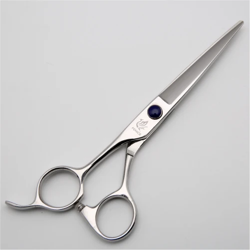 Парикмахерские ножницы высокого качества режущий инструмент для левши для парикмахерской и дома Алмазный винт JP440C 6,0/6,5 дюйма - Цвет: 6 inch