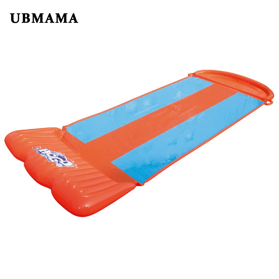 Outdoor non olet 3 person inflatable slide large wear-resisting lawn surfboards inflat toy for child swimming pool accessories