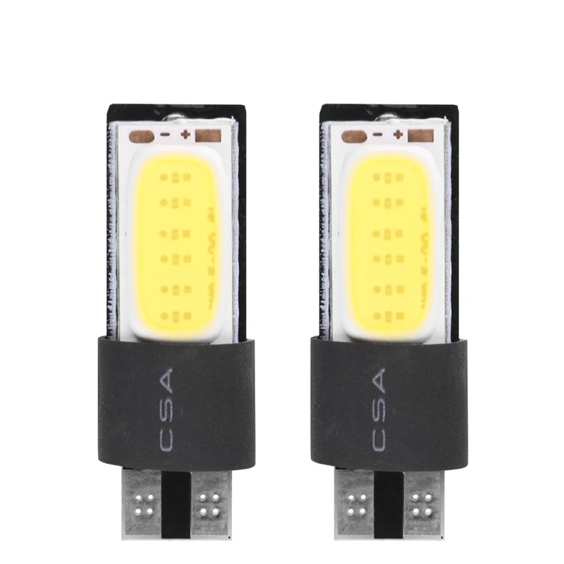 1x высокой мощности t10 w5w cob Автомобильные светодиодные лампы 5w5 12v t 10: синий белый