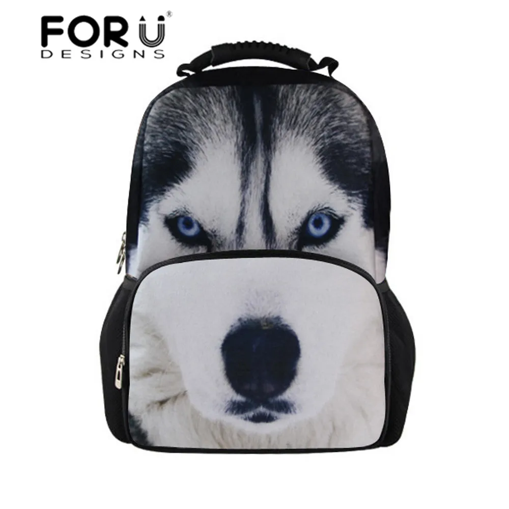 

Animal Husky/Tiger/ Elephant Printing Women&Men Backpack For Teenagers Boys Shoulder Backpacks,Fashion Travel Mochilas Feminina