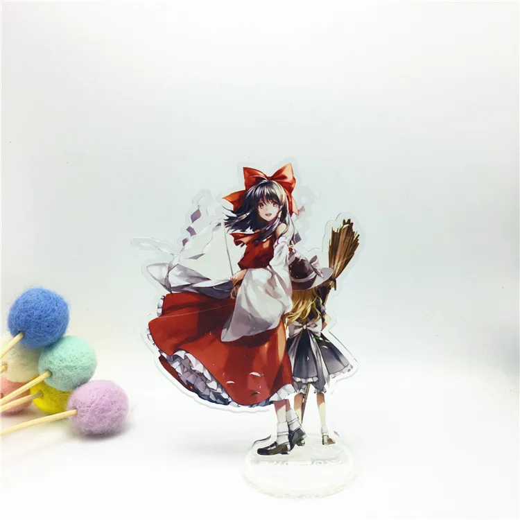 

15cm TouHou Project Action Figure Anime Akurei Reimu Kirisame Marisa Flandre Scarlet Izayoi Sakuya Acrylic Keychain