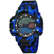 Aimecor электронный светодиодный часы Для мужчин Мульти Функция спортивные наручные часы в стиле милитари светодиодный цифровой двойной Движение Для мужчин t светодиодный часы с бытовыми стерео-и Y7125