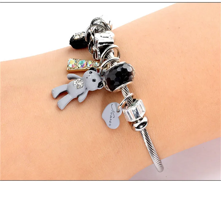 5  Cable Wire Bracelets Bangles Wedding Gifts For Guests Party Supplies Handmade Diy Jewelry Pendant Bracelet Bangle For Women