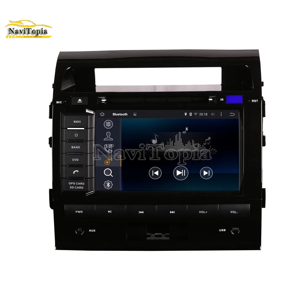 Discount NAVITOPIA 4G RAM 64G ROM PX6 Six Core Android 9.0 Car DVD Player GPS Navigation for Toyota Land Cruiser LC200 2004 2005 2006- 6