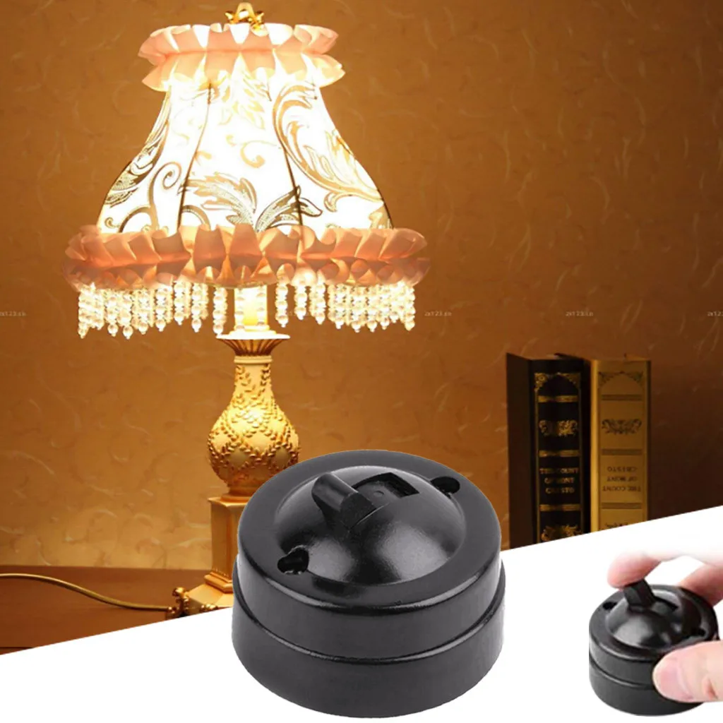 

Retro Single-control Switch Surface Mounted Wall Light Button Old-fashioned nov29 p40