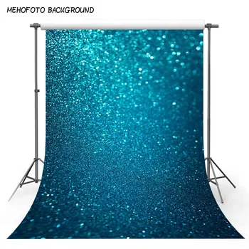

MEHOFOTO Photography Backdrops Blue Bokeh Party Backdrop Custom Children Photo Background for Photo Studio