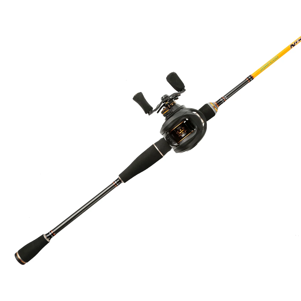 2.1m Fishing rod Combo with baitcasting Reel Test 7-21g Carbon Casting rod + Carbon reel 6.3:1 165g high Quality 