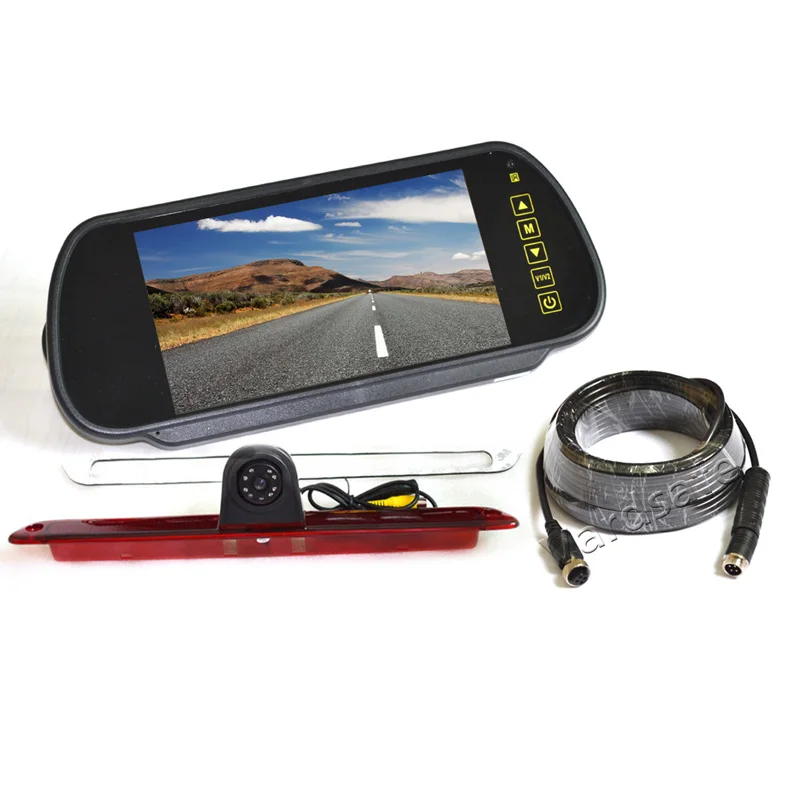 

Vardsafe VS705NK | Brake Light Reverse Backup Camera + 7 Inch Clip-on Rear View Mirror Monitor for MB Sprinter Van