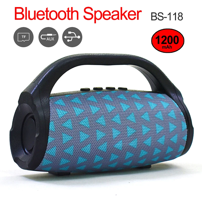 

Wireless Loudspeaker Sound System Stereo Music Surround Subwoofer Outdoor Speaker Support TF Card Portable Bluetooth Speaker