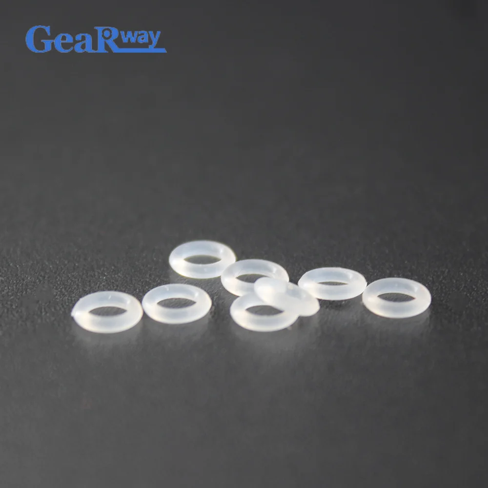 

Gearway White Silicon O Ring Seal 1mm CS Food Grade O-Ring Seal Gasket 4/5/6/7/8/12mm OD VMQ Oring Sealing Gasket