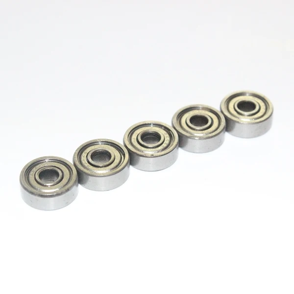 

100pcs Double Shielded Miniature GCR15 Steel Single Row 624ZZ ABEC-5 Deep Groove Ball Bearing 4*13*5 4x13x5 mm 624 ZZ 2Z