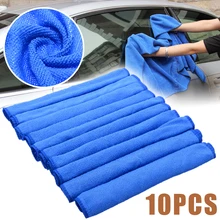 Best Price 10pcs Blue Microfiber Cleaning 30*30cm Auto Car Detailing Soft Microfiber Cloths Wash Towel Duster Home Cleaning Tools Best Price 10pcs Blue Microfiber Cleaning 30*30cm Auto Car Detailing Soft Microfiber Cloths Wash Towel Duster Home Cleaning Tools