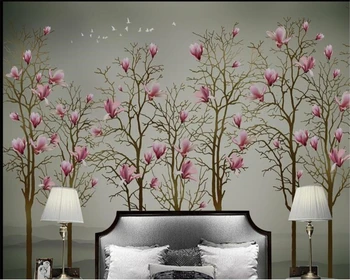

beibehang wallpaper for bedroom wal custom size flower forest 3D stereo mural background wall behang wallpaper papel de parede