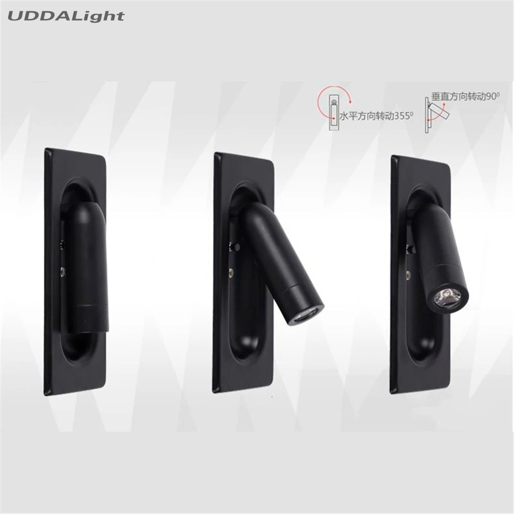 

CREE led bedroom light 3W wall light lamp ajustable with switch 160mm