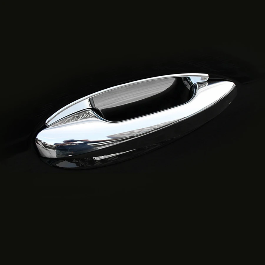 Хромированная дверная ручка чаша отделка для Mercedes Benz GLC C E Class W205 W213 4 шт.