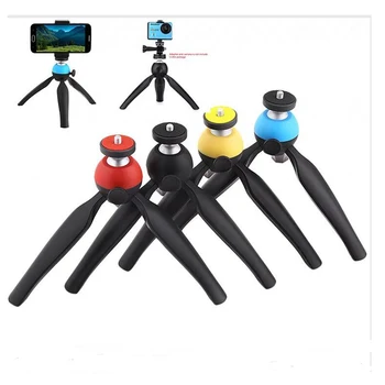 

Mini Tripod Tabletop Smartphone Mount Clip Holder Stand w Ballhead for iPhone X/8/7 Plus Huawei Xiaomi DSLRs Gopro 3 4 Hero 5