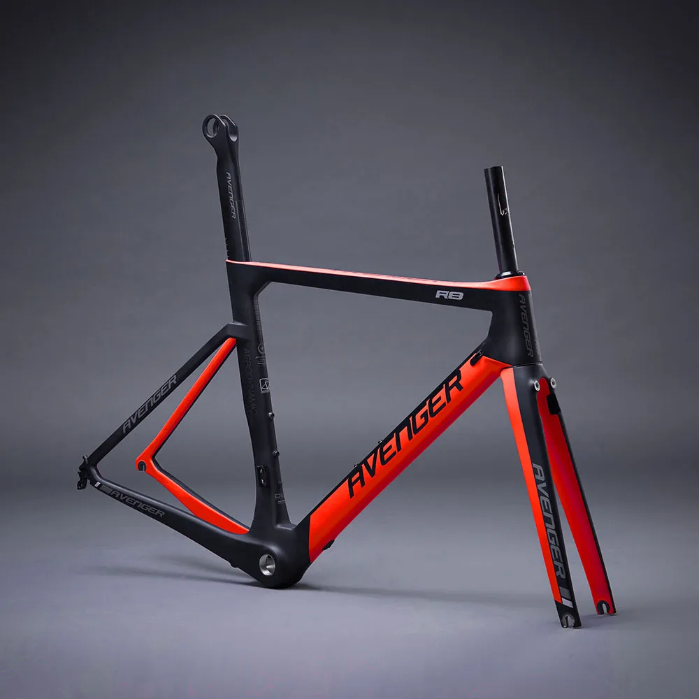 

700C Aero Design Carbon Road Bike UD Matte/Glossy Full Carbon Fiber Road Bike Frame Avenger Painting R8 marco para bicicleta