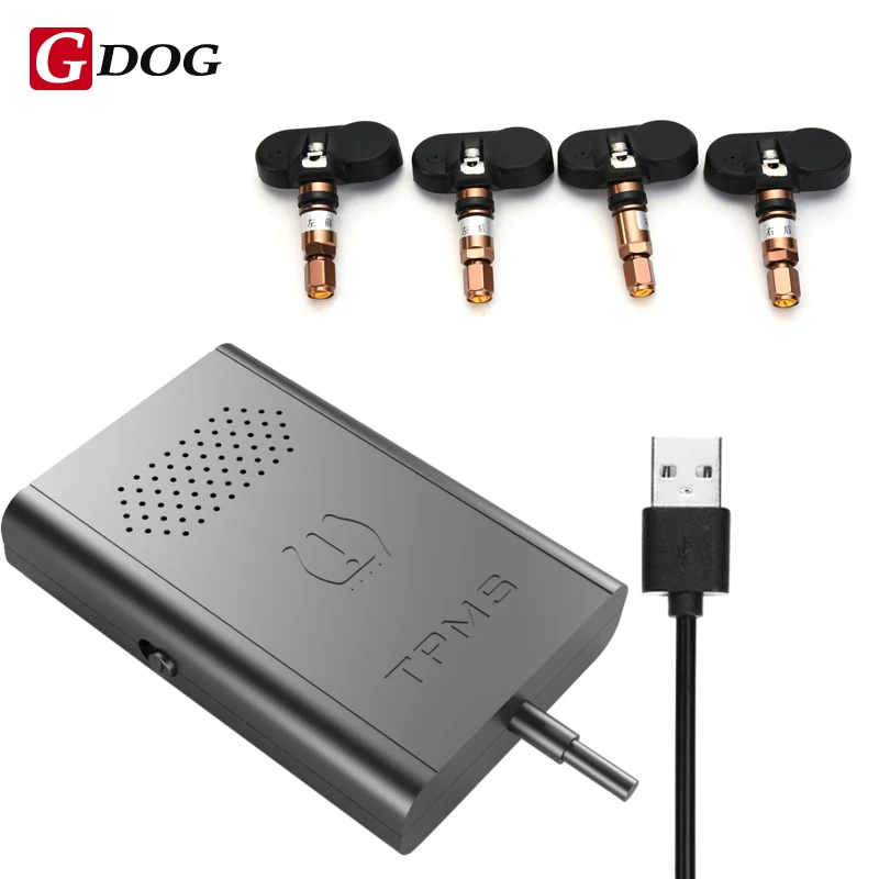 

Car TPMS Tire Pressure Monitoring System for Android OS DVD Player USB Interface suit for Renault Peugeot Toyota and All Cars