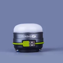 SHENYU 2 Вт светодиодный портативный светильник, лампа для кемпинга, батарейки АА, фонарь для кемпинга, светодиодный светильник-вспышка s для аварийного кемпинга, открытый светильник ing