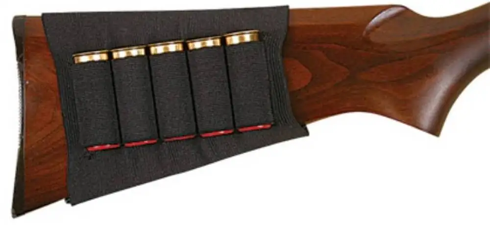 205 Shotgun Ammo Pouch Carrier Case Holster Fits Snug Holds 5 Shells Hunting Gun Accessories