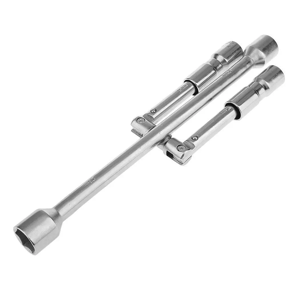 

17mm 19mm 21mm 23mm 4-Way Car Wheel Lug Nut Socket Wrench Spanner Hand Tool