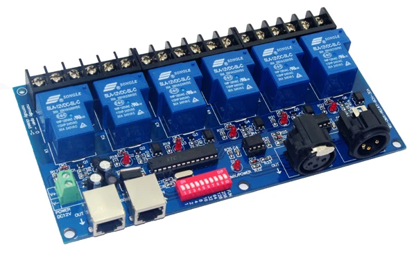 X-WS-DMX-RELAY-6CH-30A