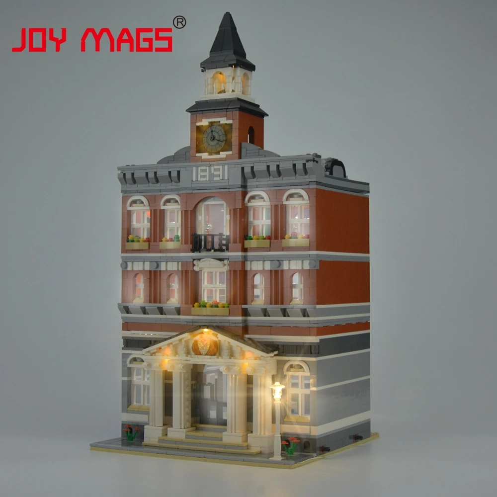 Комплект светодиодных ламп JOY MAGS для 10224 создателей набор освещения ратуши