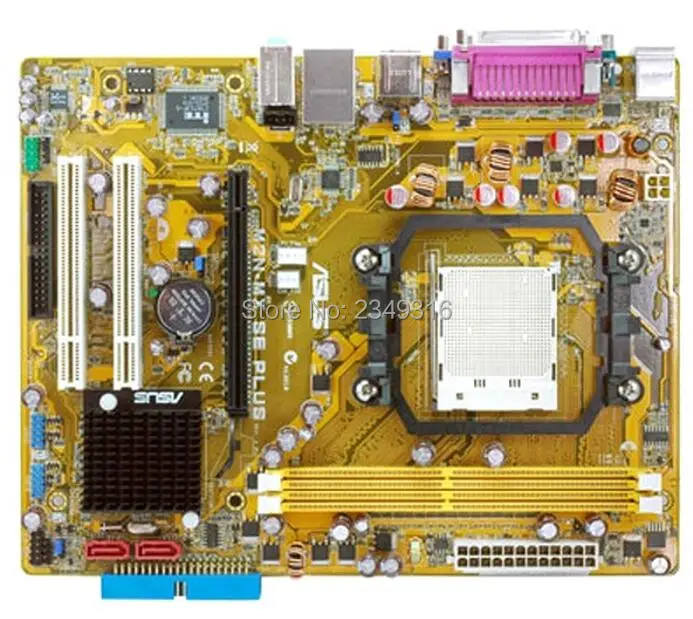 

For ASUS M2N-MX SE Plus Used original motherboard Socket AM2 DDR2 NF6100-430 Desktop Motherboard