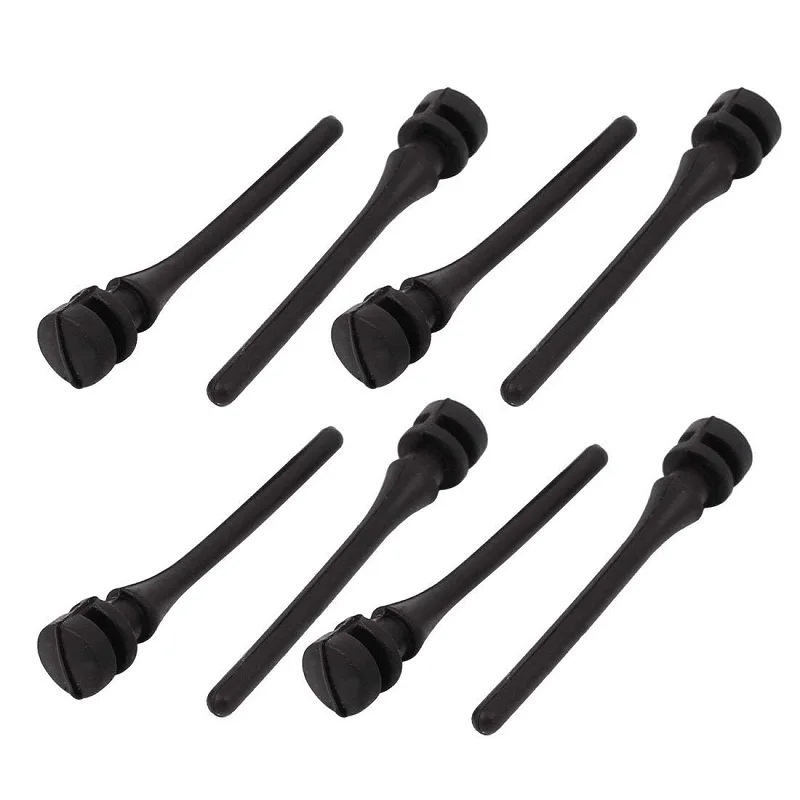 Ventilador de Borracha Parafuso de Amortecimento de Unha Vibração Amortecedor Parafuso de Silicone Rebite de Pino 20 Peças 40 Peças Preto pc Ventiladores e resfriadores - Imagem 3