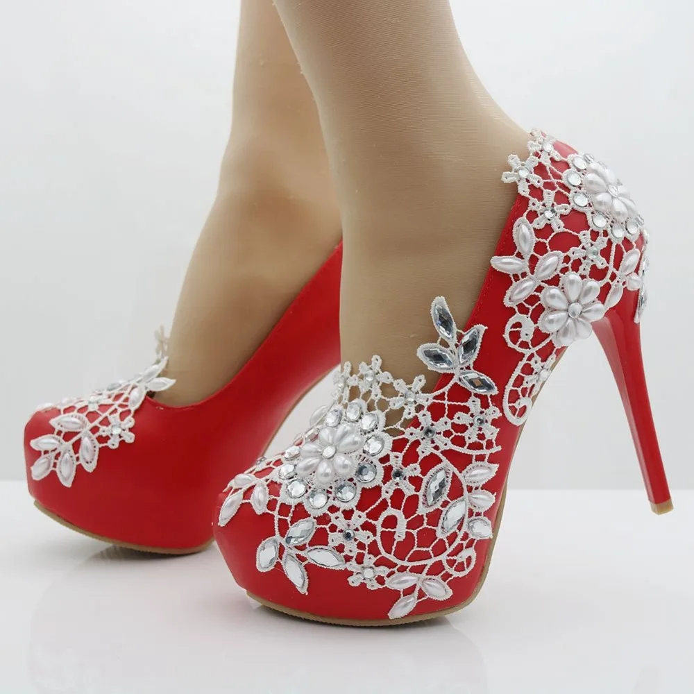 scarpe da cerimonia rosse