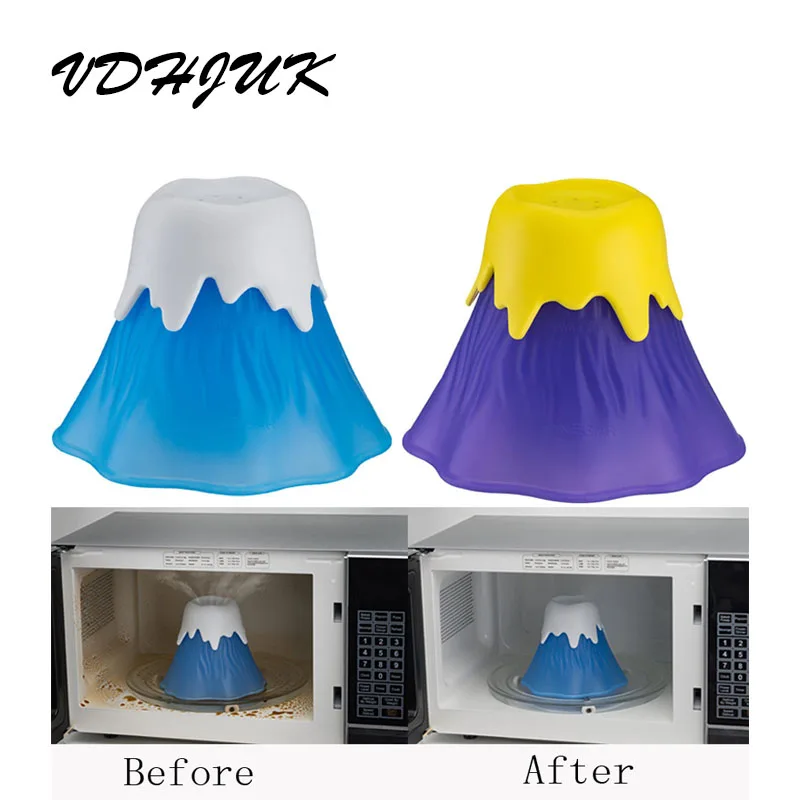 Drop shipping 2017 creative Volcano modeling microwave oven cleaning