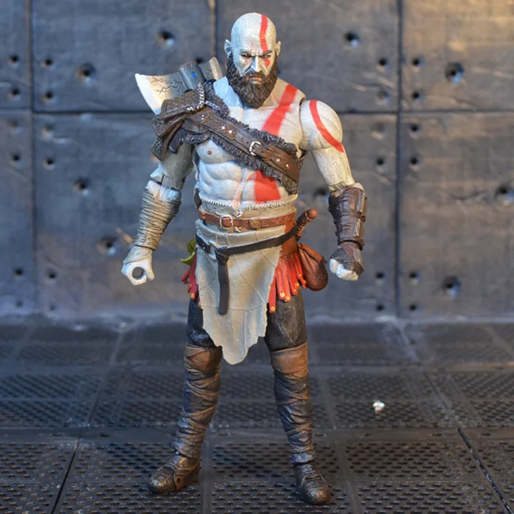 

High Quality God of War 4 Kratos PVC Action Figure Collectible Model Toy in OPP Bag 18cm